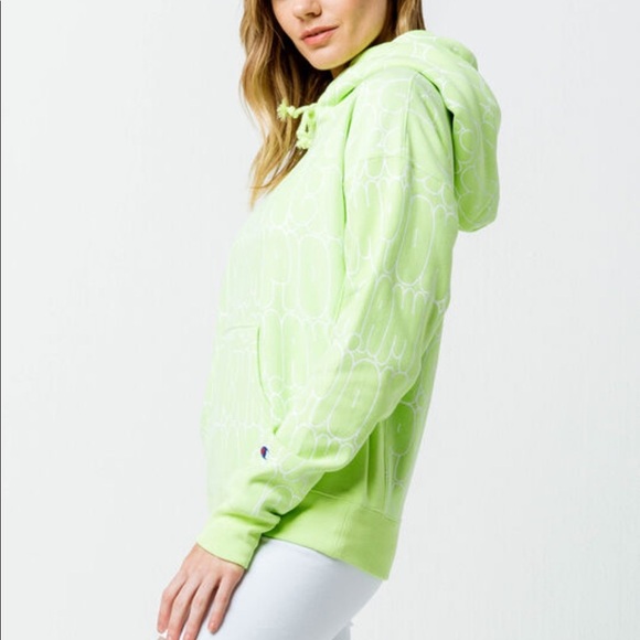 NWT CHAMPION REVERSE WEAVE GRAFFITI HOODIE - Picture 7 of 8